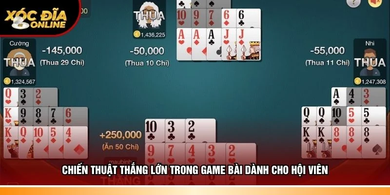 Mẹo hay thắng lớn trong game bài dành cho hội viên