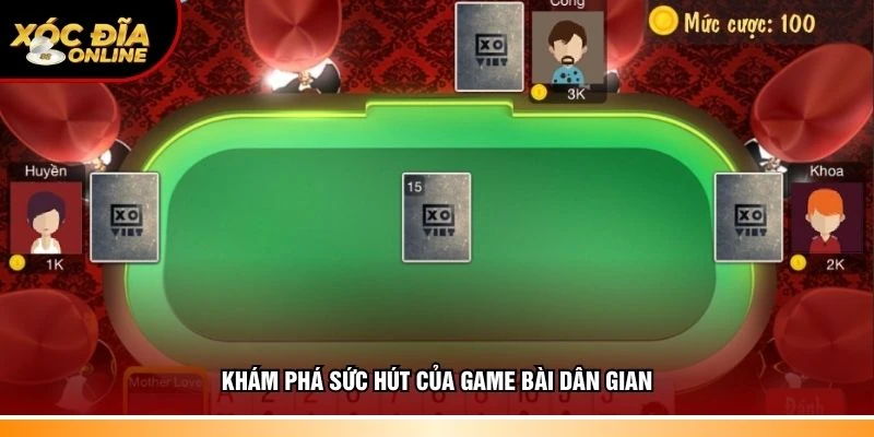 Khám phá sức hút của game bài dân gian