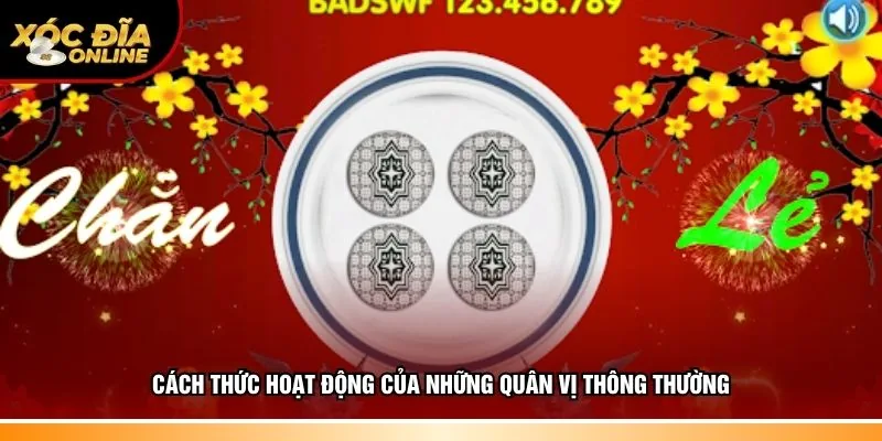 Hiểu rõ hoạt động của những quân vị thông thường