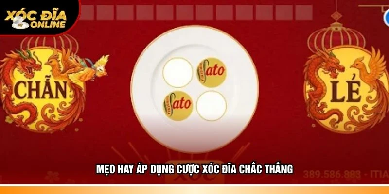 Mẹo hay áp dụng cược xóc đĩa chắc thắng
